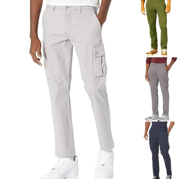 Herren Cargo-Hose mit praktischen Taschen und strapazierfähigem Material Aliams