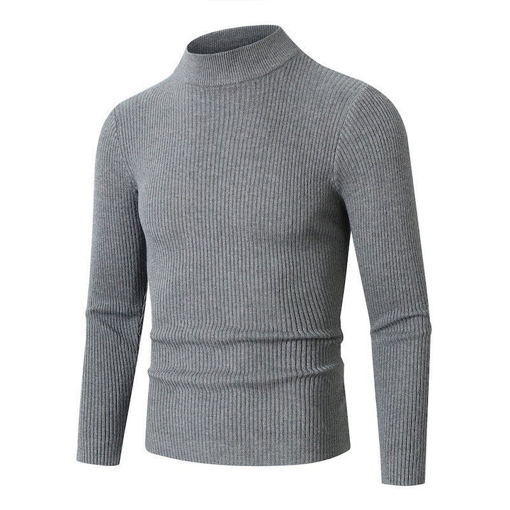 Herren Rollkragenpullover aus hochwertiger Rippenstruktur Aliams
