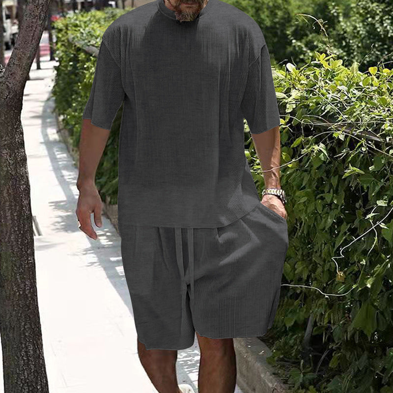 Herren Freizeit Shorts mit luftiger Passform und hochwertiger Struktur Aliams