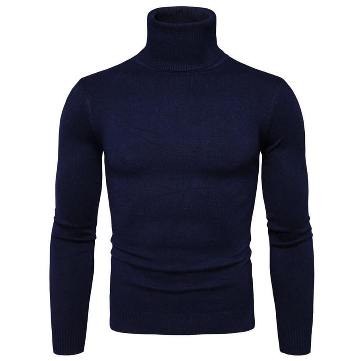 Herren eleganter Rollkragenpullover aus feiner Merinowolle Aliams