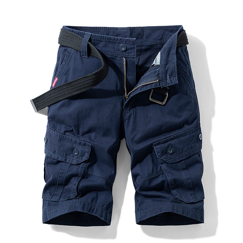 Herren Cargo-Shorts mit vielseitigen Taschen und robustem Material Aliams