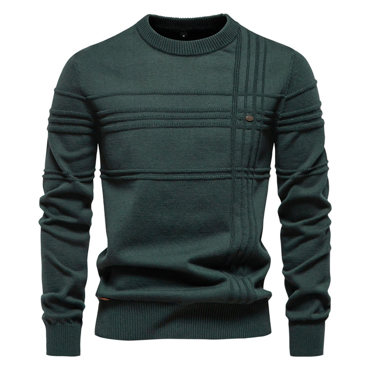Herren Strickpullover mit modernem Strukturdesign und Komfortpassform Aliams