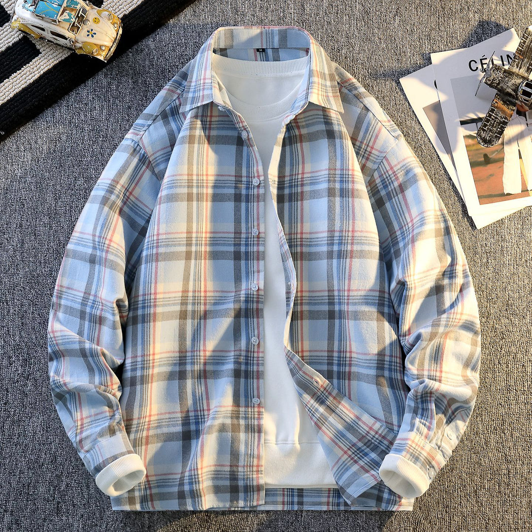 Herren Flanellhemd im karomuster Aliams