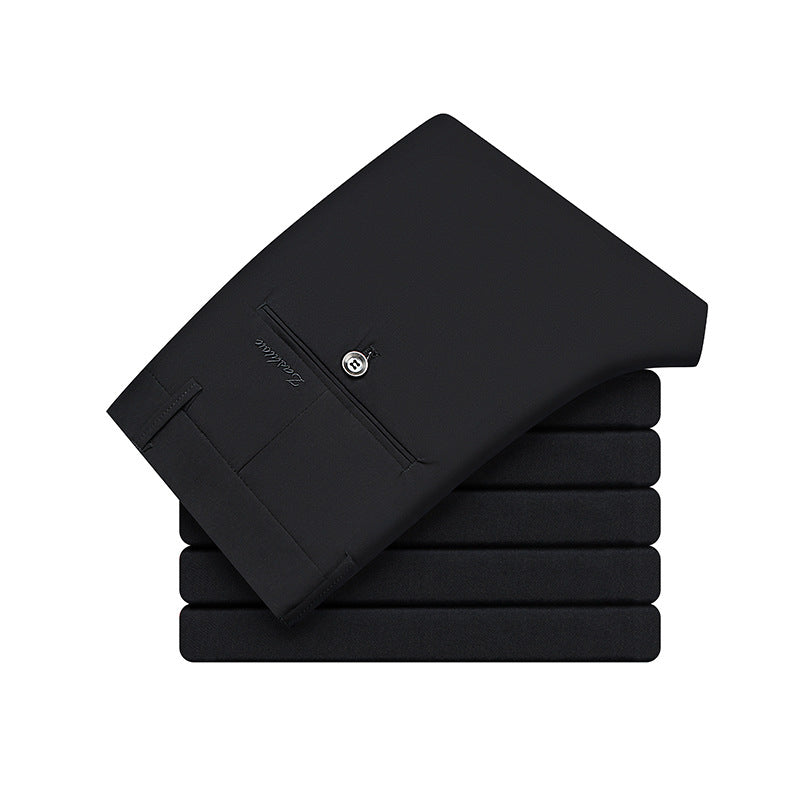 Herren elegante Business-Hose mit schmalem Schnitt und dehnbarem Material Aliams