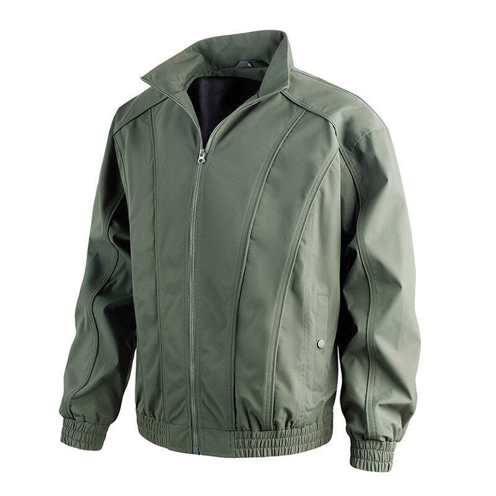 Herren Freizeitjacke mit hochschließendem Kragen und elastischem Bund Aliams