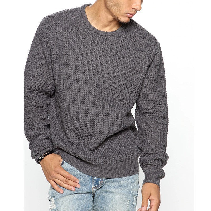 Herren Grobstrickpullover mit modernem Schnitt und kuscheligem Innenfutter Aliams