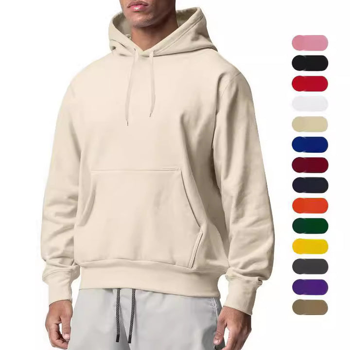 Herren Kapuzenpullover mit praktischen Kängurutaschen und komfortablem Schnitt Aliams