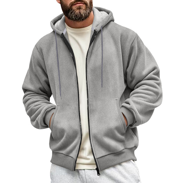 Herren Kapuzenpullover mit innovativem Material und praktischen Taschen Aliams