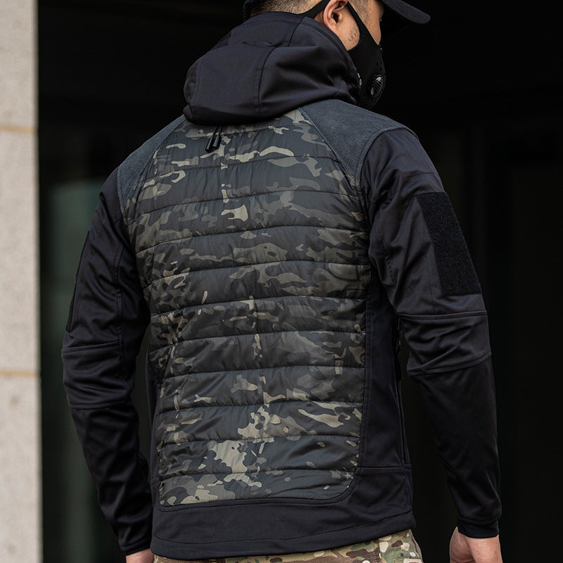 Herren funktionale Outdoor-Jacke mit isolierter Steppstruktur Aliams