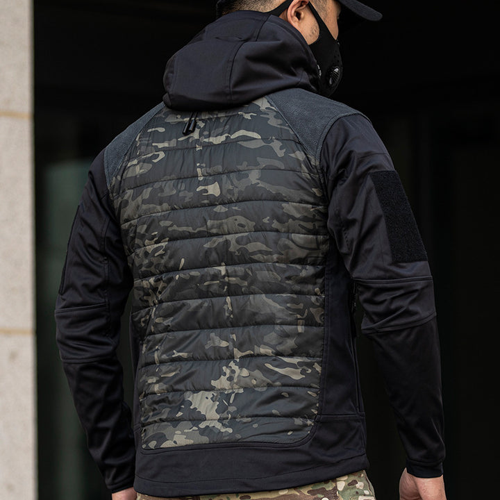 Herren funktionale Outdoor-Jacke mit isolierter Steppstruktur Aliams