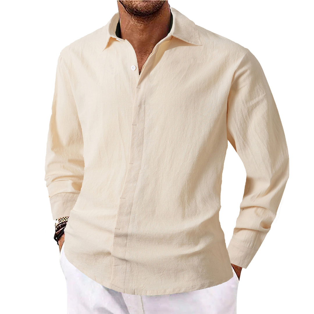 Herren Elegantes Casual-Hemd mit Slim-Fit Schnitt Aliams