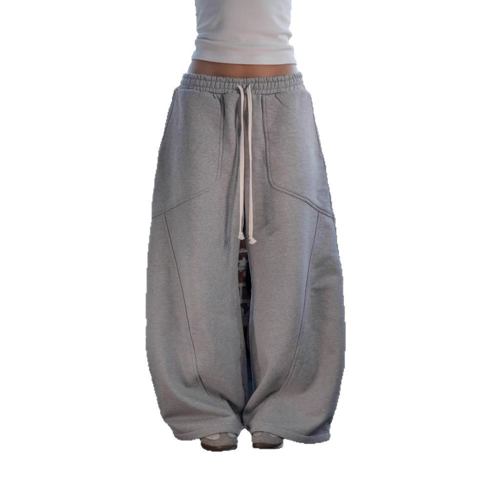 Herren Hohe Taille Entspannte Passform Jogginghose Aliams