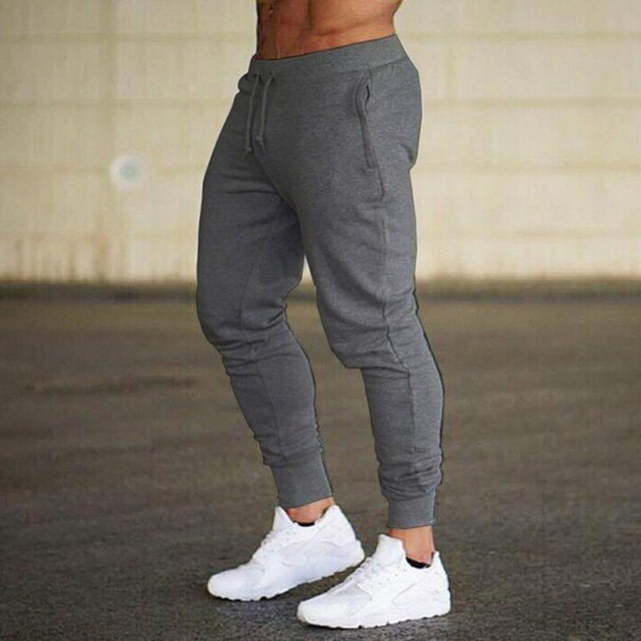 Herren bequeme Jogginghose mit schmalem Schnitt Aliams