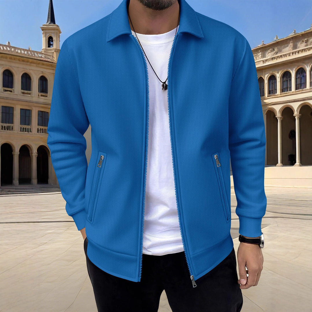 Herren Sportliche Steppjacke mit seitlichen Reißverschlusstaschen Aliams