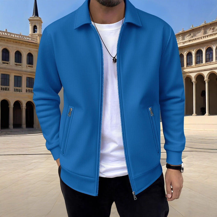 Herren Sportliche Steppjacke mit seitlichen Reißverschlusstaschen Aliams