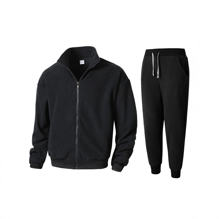 Herren Fleecejacke und Jogginghose Set Aliams