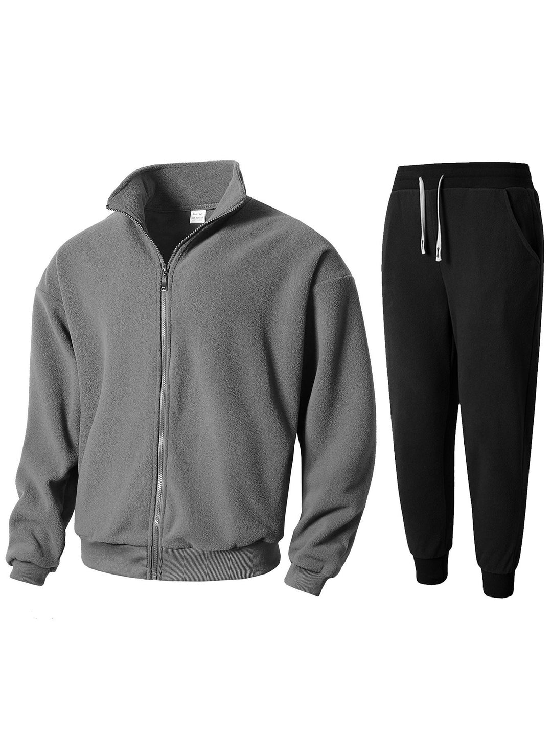 Herren Fleecejacke und Jogginghose Set Aliams