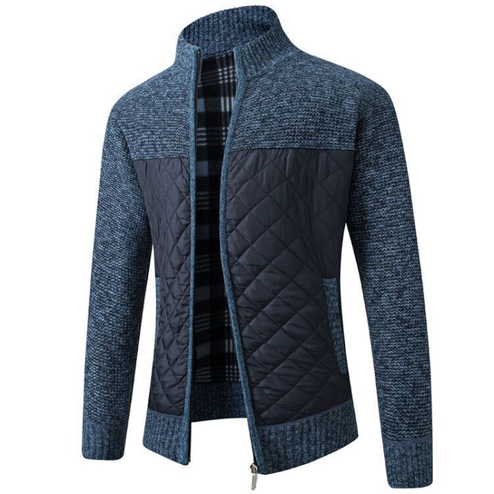 Herren modische Hybridjacke mit strukturiertem Obermaterial Aliams