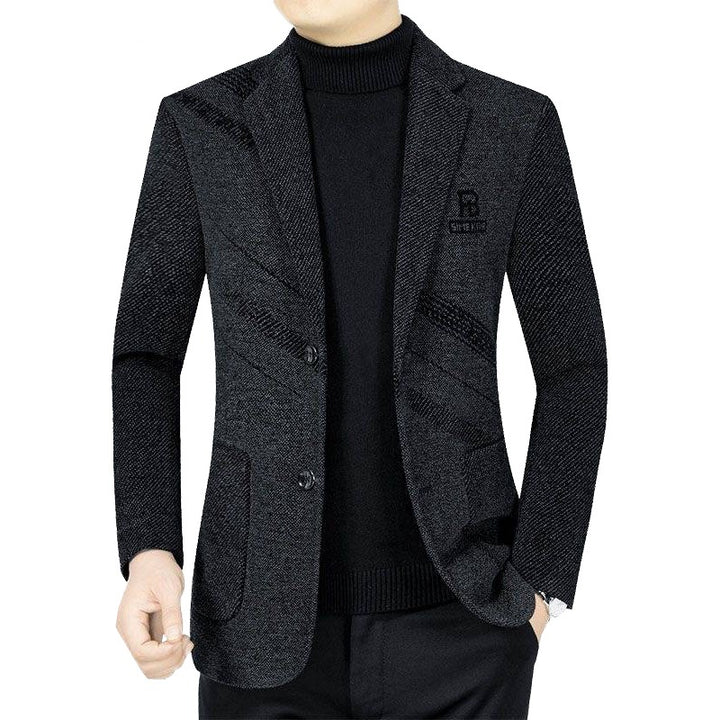 Herren Casual Slim Fit Jacke aus technischem Stoff Aliams