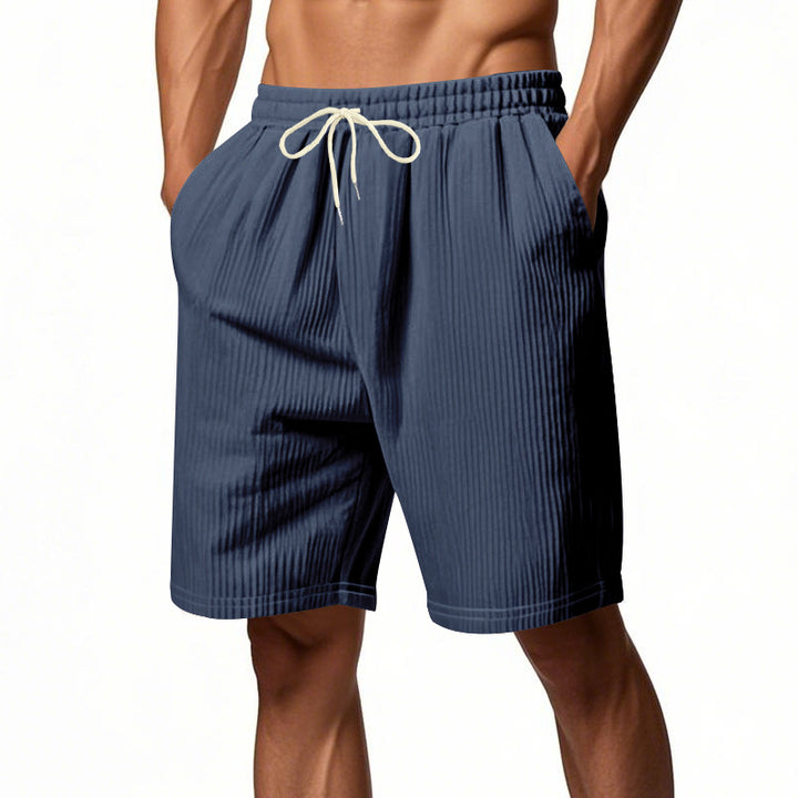 Herren Freizeit Shorts mit elastischem Bund und seitlichen Taschen Aliams