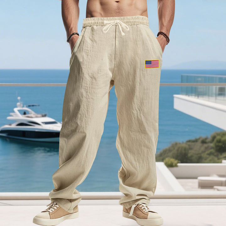 Herren Sommerliche Freizeithose Aliams