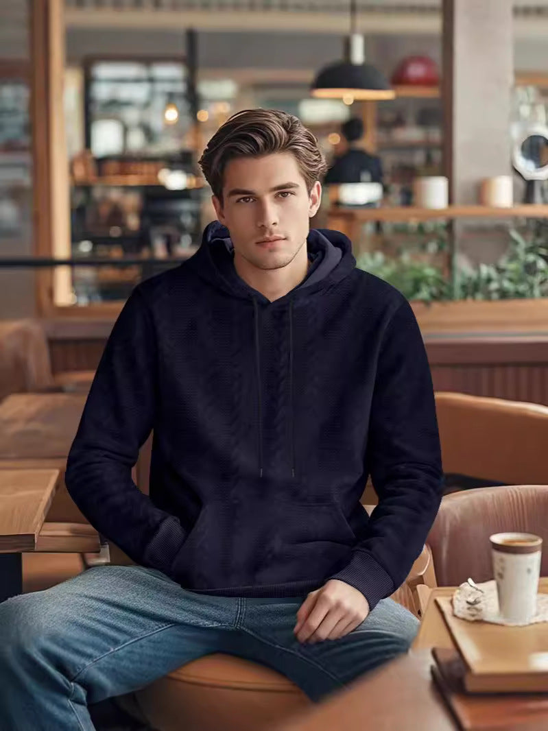 Herren Kapuzenpullover mit strukturiertem Design von Aliams