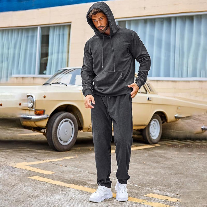 Herren Kapuzenpullover und Jogginghose Set Aliams