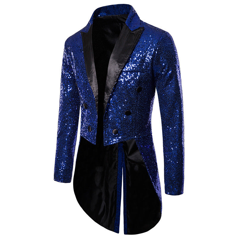 Herren glitzernder Abendblazer Aliams