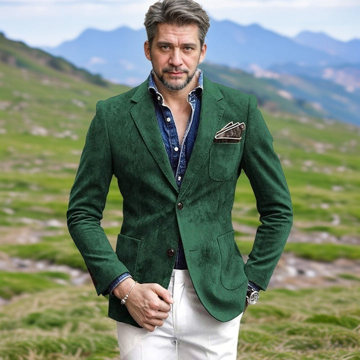 Herren eleganter Samtblazer im modernen Look Aliams