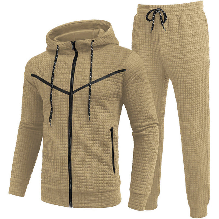 Herren Fleece-Jogginganzug mit strukturiertem Design Aliams