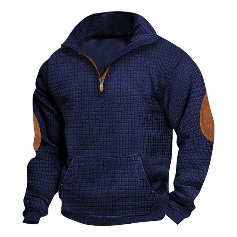 Herren sportlicher Kapuzenpullover mit strukturiertem Design und praktischen Taschen Aliams