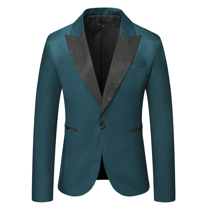 Herren Eleganter Smoking-Blazer mit klassischem Revers und zeitlosem Design Aliams
