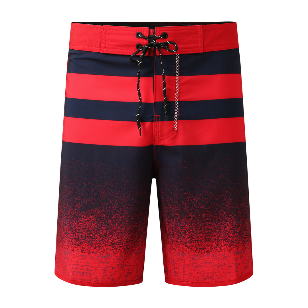 Herren Boardshorts mit innovativem Farbverlauf und komfortablem Kordelzug Aliams