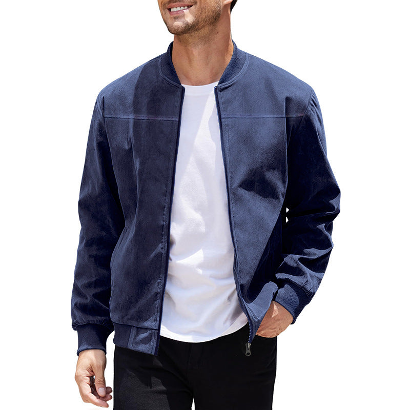 Herren stylische Bomberjacke mit sportlichem Schnitt Aliams
