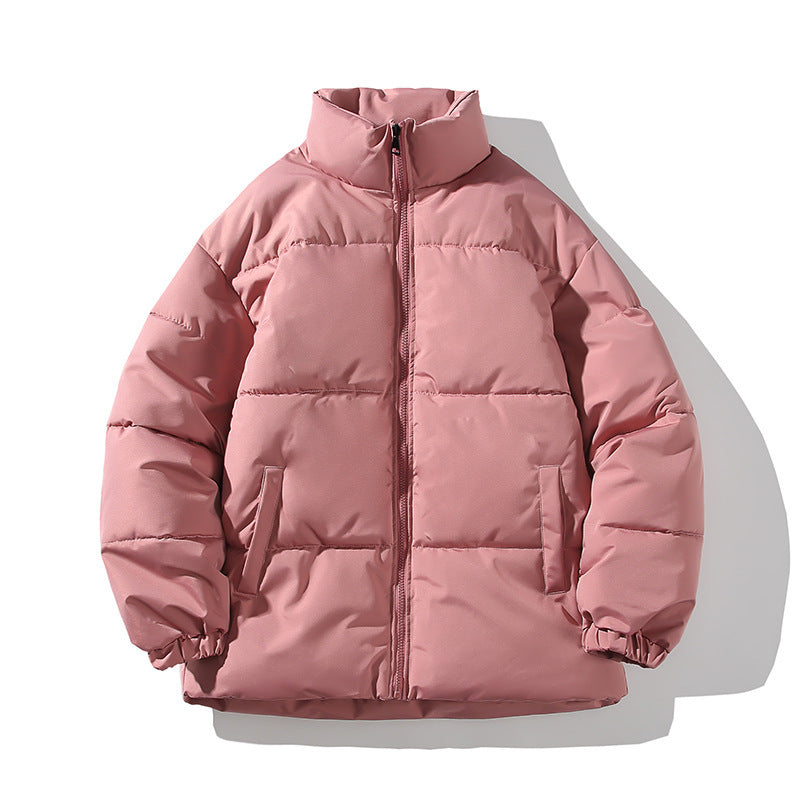 Herren isolierte Steppjacke mit hohem Kragen und elastischen Bündchen Aliams