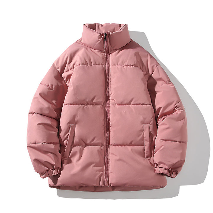 Herren isolierte Steppjacke mit hohem Kragen und elastischen Bündchen Aliams