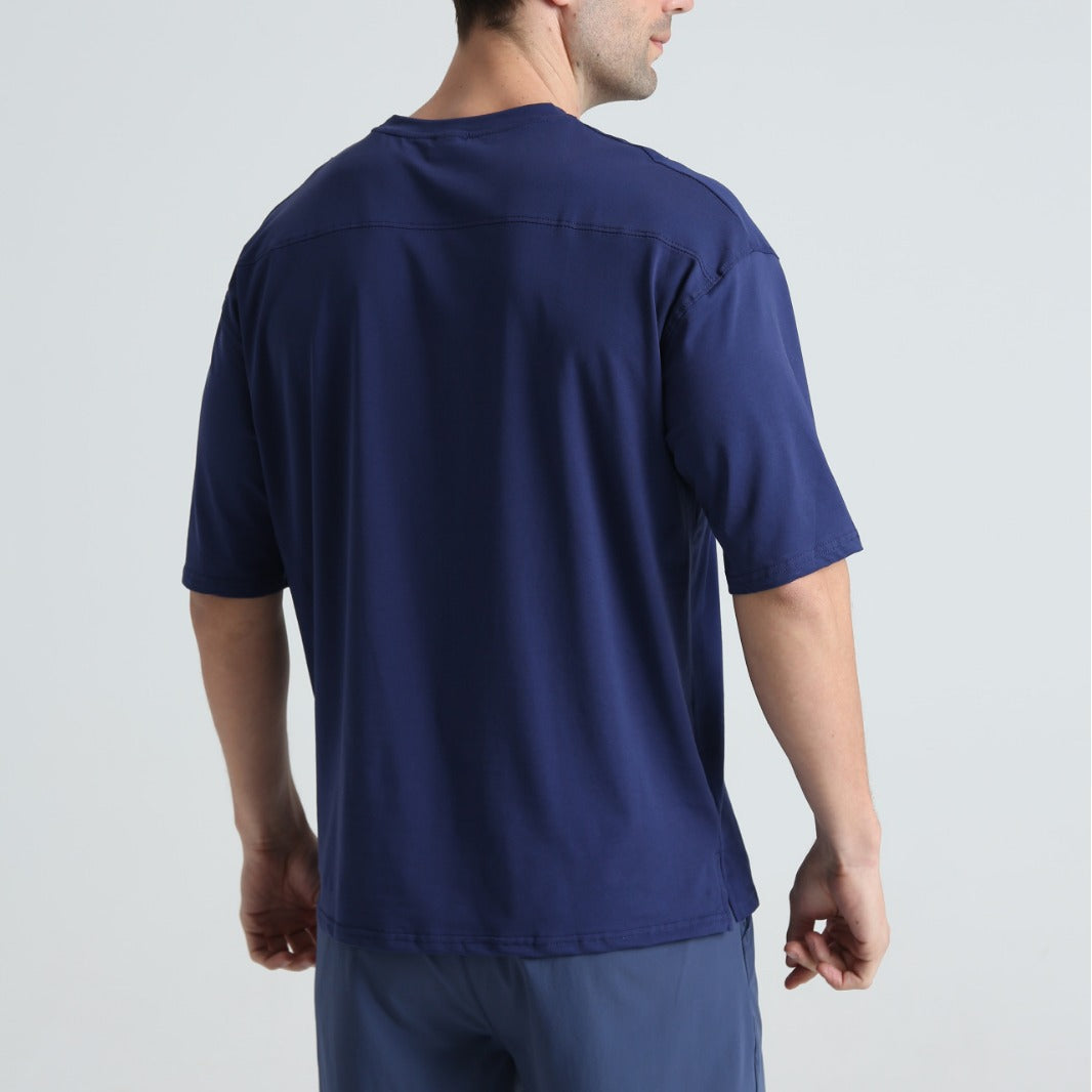 Herren Bequemes Loose-Fit T-Shirt aus hochwertiger Baumwolle Aliams