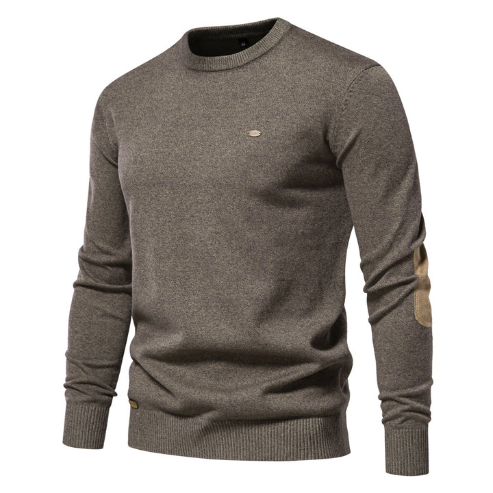 Herren Rundhals Pullover aus weichem Strickstoff Aliams
