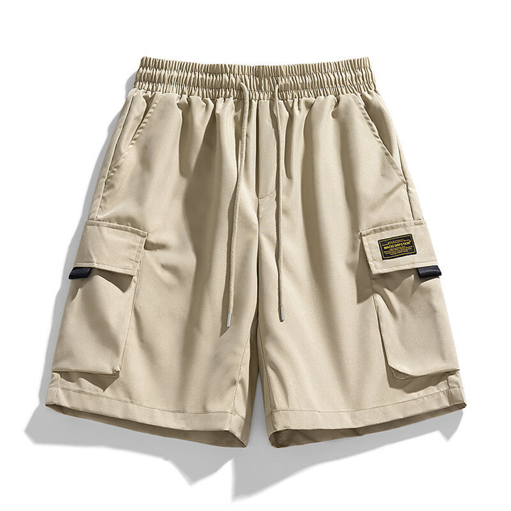 Herren Cargo-Shorts mit elastischem Bund und praktischen Taschen Aliams