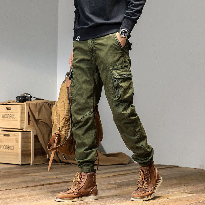 Herren Cargo-Hose mit vielseitigen Taschen und robustem Design Aliams