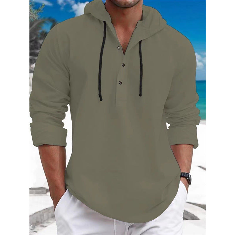 Herren Freizeitpullover mit Kapuze Aliams