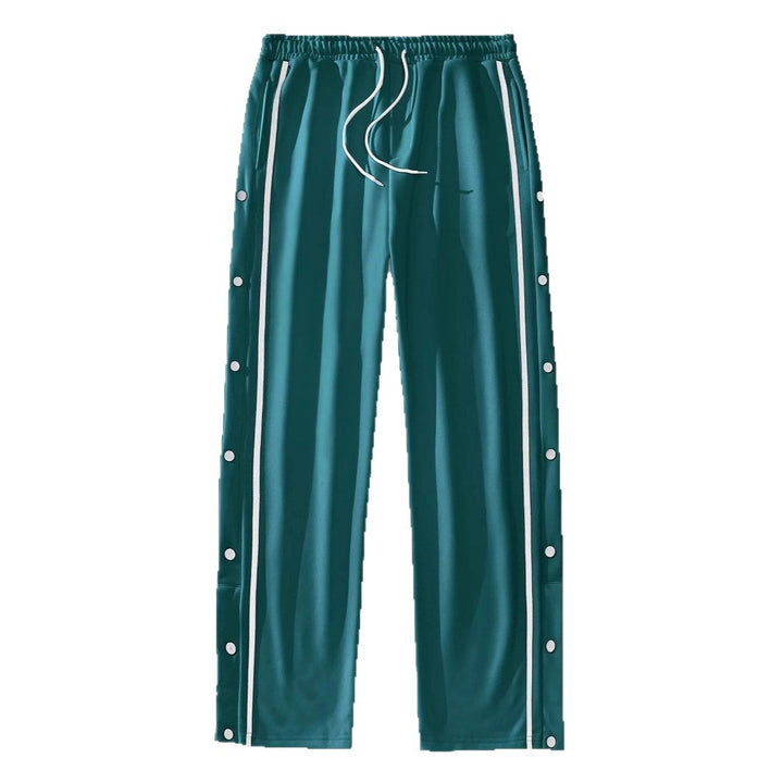 Herren Sportliche Trainingshose mit Druckknopf-Details Aliams