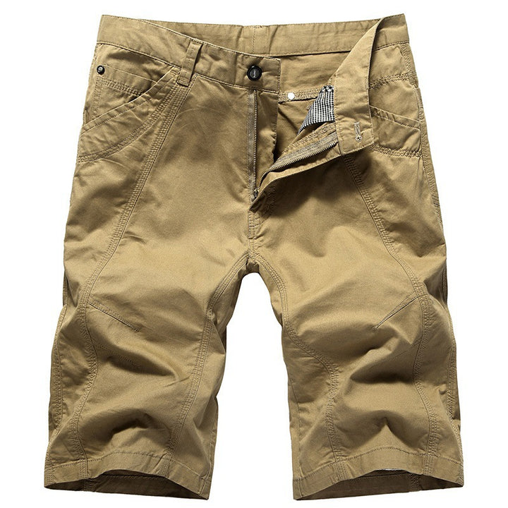 Herren Cargo-Shorts mit multifunktionalen Taschen und strapazierfähigem Material Aliams