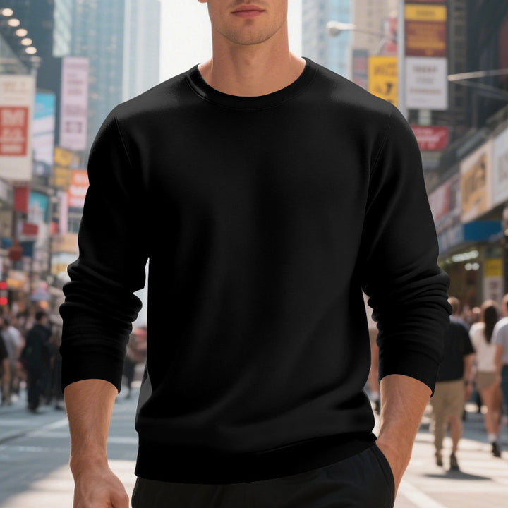 Herren Sweatshirt mit Rundhalsausschnitt Aliams