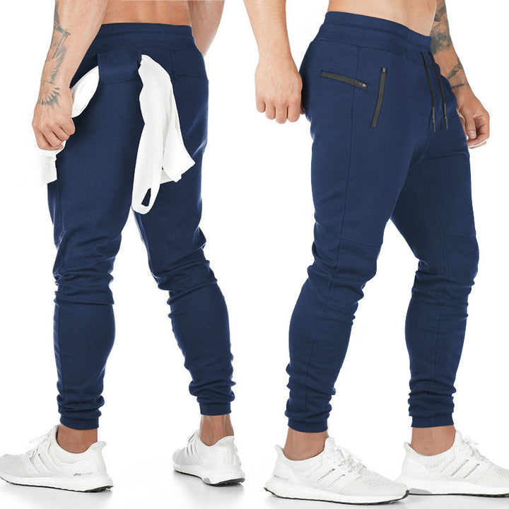 Herren sportliche Jogginghose mit elastischem Bund und funktionalen Taschen Aliams