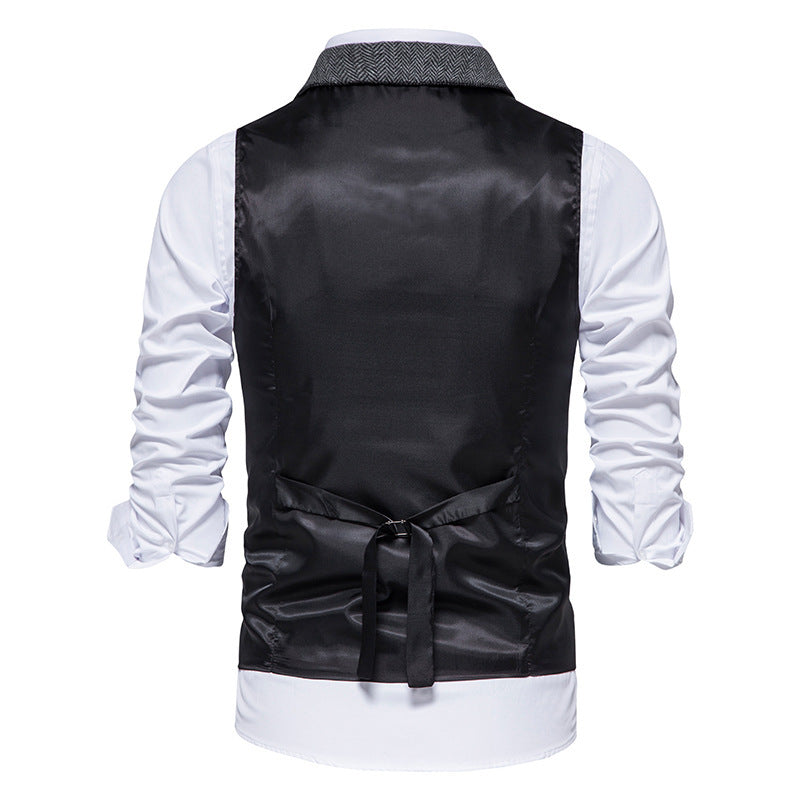 Herren Weste im klassischen Herringbone-Design Aliams