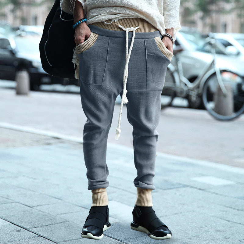 Herren bequeme Freizeit Jogginghose mit seitlichen Taschen und elastischem Bund Aliams