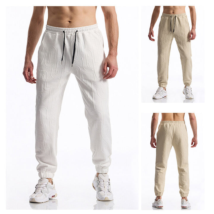 Herren Sportliche Freizeithose mit elastischem Bund und seitlichen Taschen Aliams