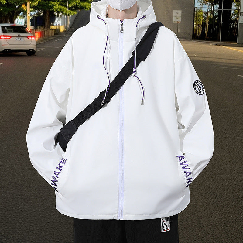 Unisex Freizeitjacke mit wasserdichten Eigenschaften und praktischen Taschen Aliams