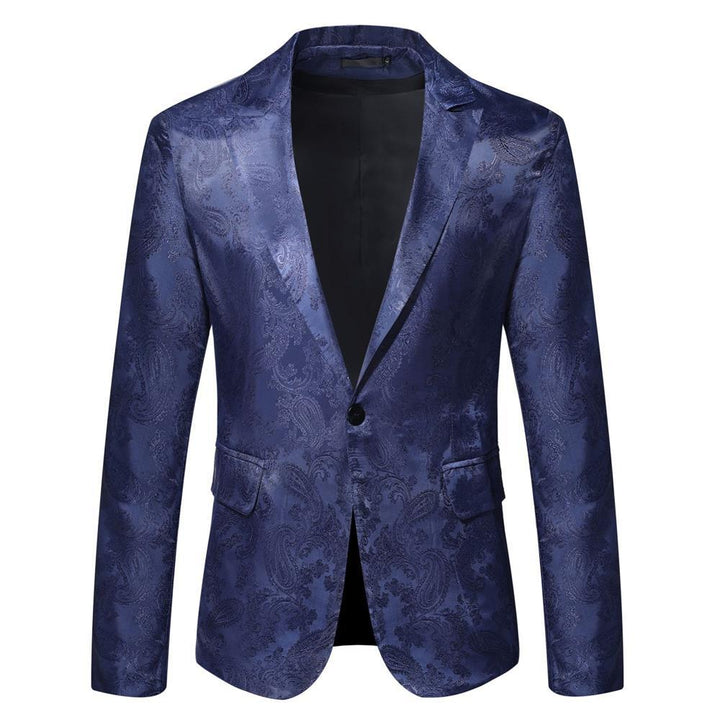 Herren festlicher Blazer mit kunstvollem Muster Aliams